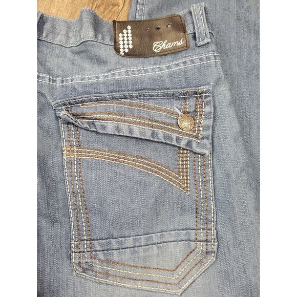 Chams Street Wear Men's Straight Leg Jeans Size 40x32 - Picture 5 of 5